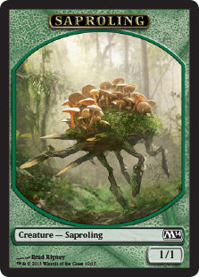 Saproling Token (Green 1/1) - Magic 2014 (Token) [M14-T10]