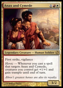 Anax and Cymede - Duel Decks: Heroes vs. Monsters (Rare) [DDL-11]