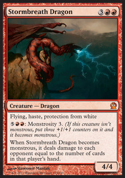 Stormbreath Dragon⁣ - Theros⁣ (Mythic)⁣ [143]