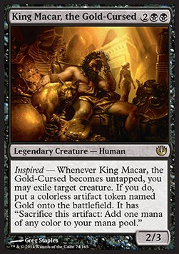 King Macar, the Gold-Cursed - Journey into Nyx (Rare) [JOU-74]