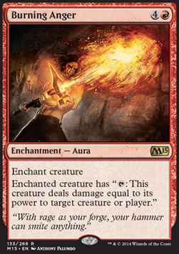 Burning Anger - Magic 2015 (Rare) [M15-133]