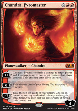 Chandra, Pyromaster - Magic 2015 (Mythic) [M15-134]