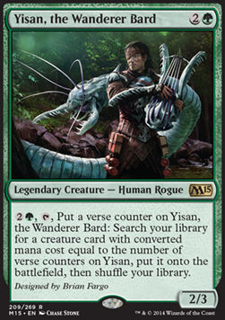 Yisan, the Wanderer Bard - Magic 2015 (Rare) [M15-209]