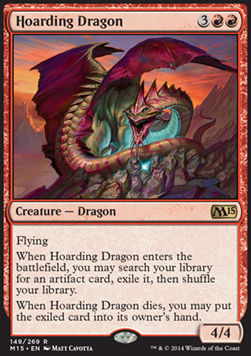 Hoarding Dragon - Magic 2015 (Rare) [M15-149]