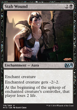 Stab Wound - Magic 2015 (Uncommon) [M15-116]