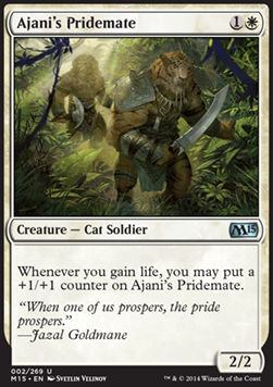 Ajani's Pridemate - Magic 2015 (Uncommon) [M15-2]