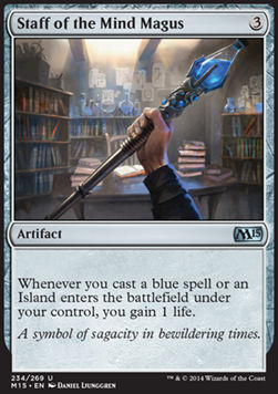 Staff of the Mind Magus - Magic 2015 (Uncommon) [M15-234]