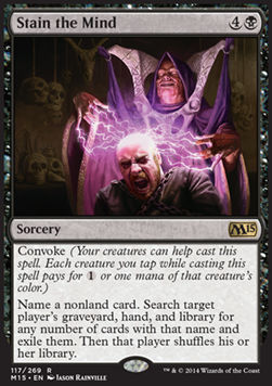 Stain the Mind - Magic 2015 (Rare) [M15-117]