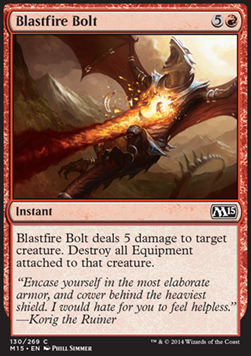 Blastfire Bolt - Magic 2015 (Common) [M15-130]