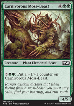 Carnivorous Moss-Beast - Magic 2015 (Common) [M15-170]
