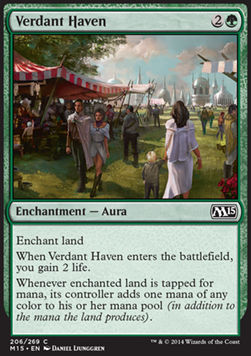 Verdant Haven - Magic 2015 (Common) [M15-206]