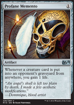Profane Memento - Magic 2015 (Uncommon) [M15-226]