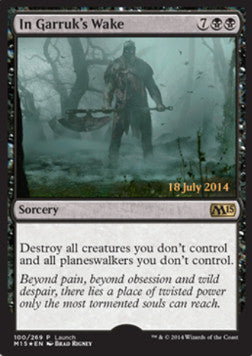 In Garruk's Wake - Release Promos (Rare) [REL-100]