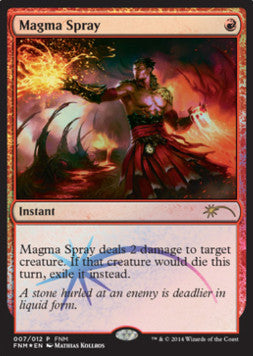 Magma Spray - Friday Night Magic Promos (Rare)