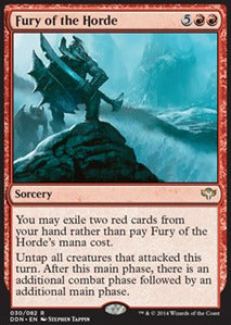 Fury of the Horde - Duel Decks: Speed vs. Cunning (Rare) [DDN-30]