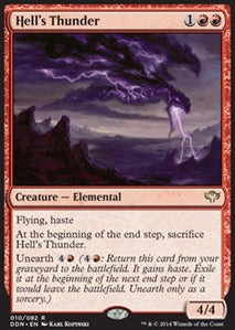 Hell's Thunder - Duel Decks: Speed vs. Cunning (Rare) [DDN-10]