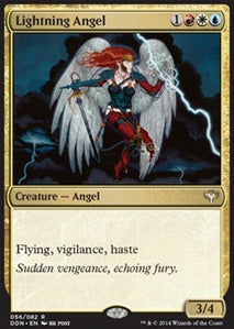 Lightning Angel - Duel Decks: Speed vs. Cunning (Rare) [DDN-56]