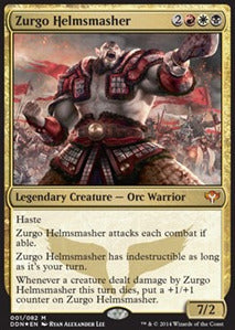 Zurgo Helmsmasher - Duel Decks: Speed vs. Cunning (Mythic) [DDN-1]