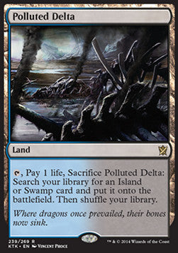 Polluted Delta⁣ - Khans of Tarkir⁣ (Rare)⁣ [239]