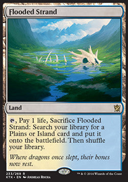 Flooded Strand⁣ - Khans of Tarkir⁣ (Rare)⁣ [233]