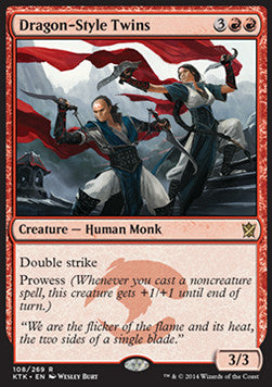 Dragon-Style Twins - Khans of Tarkir (Rare) [KTK-108]