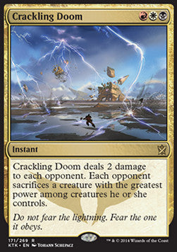Crackling Doom - Khans of Tarkir (Rare) [KTK-171]