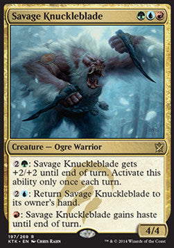 Savage Knuckleblade - Khans of Tarkir (Rare) [KTK-197]