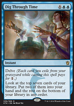 Dig Through Time - Khans of Tarkir (Rare) [KTK-36]