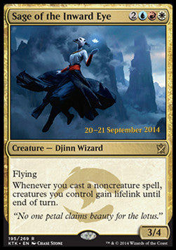 Sage of the Inward Eye (V.1) - Khans of Tarkir: Promos (Rare)