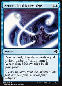 Accumulated Knowledge - Duel Decks: Elspeth vs. Kiora (Common) [DDO-35]
