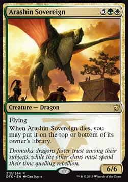 Arashin Sovereign - Dragons of Tarkir (Rare) [DTK-212]