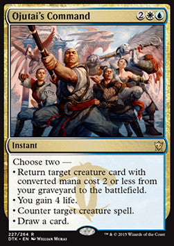 Ojutai's Command - Dragons of Tarkir (Rare) [DTK-227]