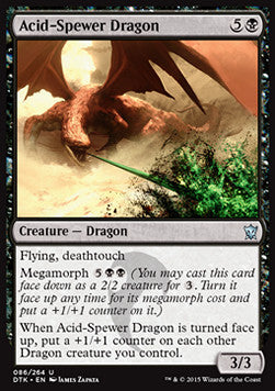 Acid-Spewer Dragon - Dragons of Tarkir (Uncommon) [DTK-86]