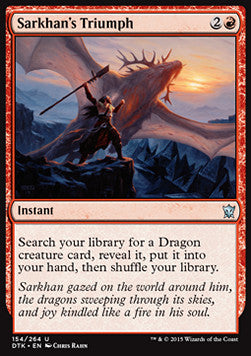 Sarkhan's Triumph - Dragons of Tarkir (Uncommon) [DTK-154]