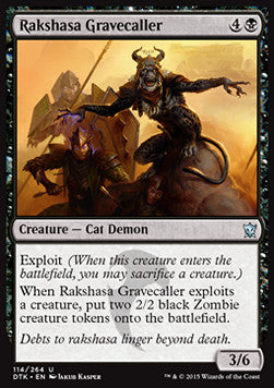 Rakshasa Gravecaller - Dragons of Tarkir (Uncommon) [DTK-114]