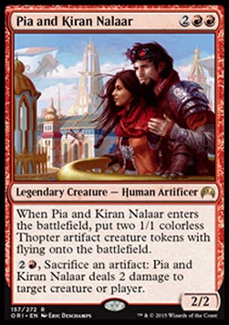 Pia and Kiran Nalaar - Magic Origins (Rare) [ORI-157]