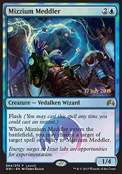 Mizzium Meddler (V.1) - Magic Origins: Promos (Rare) [PORI-29]