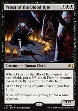 Priest of the Blood Rite - Magic Origins (Rare) [ORI-112]