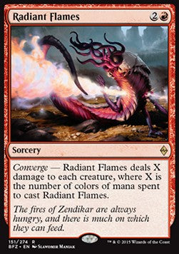 Radiant Flames - Battle for Zendikar (Rare) [BFZ-151]