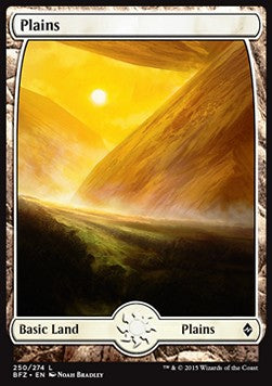 Plains (V.1) - Battle for Zendikar (Land) [BFZ-250]