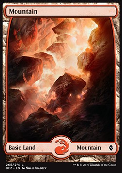 Mountain (V.1) - Battle for Zendikar (Land) [BFZ-265]