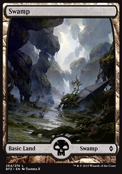 Swamp (V.9) - Battle for Zendikar (Land) [BFZ-264]
