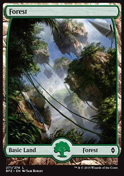 Forest (V.3) - Battle for Zendikar (Land) [BFZ-271]