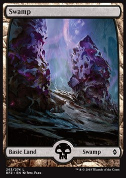 Swamp (V.7) - Battle for Zendikar (Land) [BFZ-263]