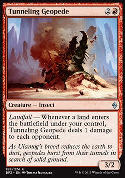 Tunneling Geopede - Battle for Zendikar (Uncommon) [BFZ-158]