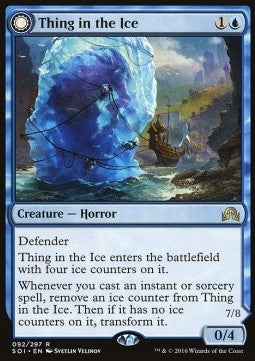 Thing in the Ice / Awoken Horror - Shadows over Innistrad (Rare) [SOI-92]