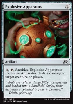 Explosive Apparatus - Shadows over Innistrad (Common) [SOI-255]