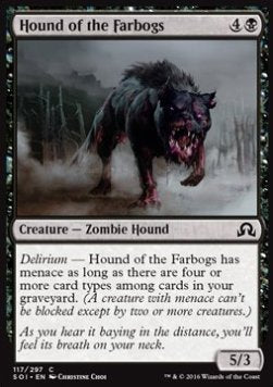 Hound of the Farbogs - Shadows over Innistrad (Common) [SOI-117]