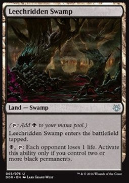 Leechridden Swamp - Duel Decks: Nissa vs. Ob Nixilis (Uncommon) [DDR-65]