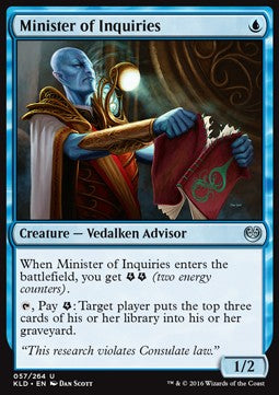 Minister of Inquiries - Kaladesh (Uncommon) [KLD-57]